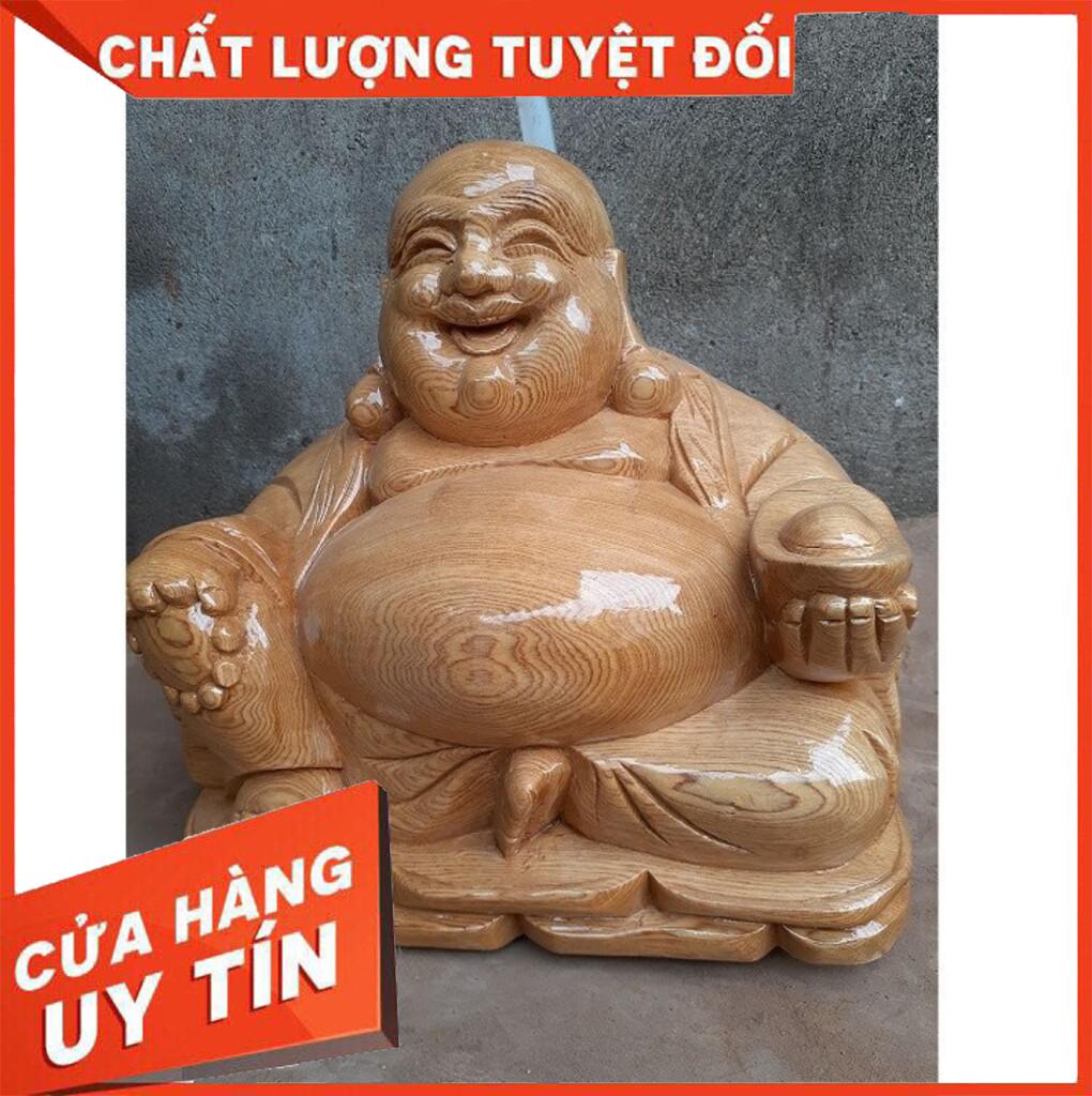 Tượng Phật Di Lặc  gỗ pơ mu