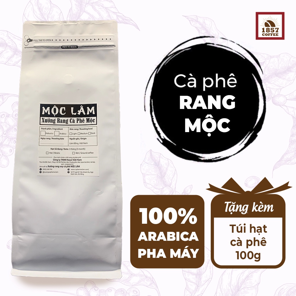 Cà phê mộc Arabica cầu đất rang xay 100% nguyên chất dùng pha phin, pha máy, Cold brew từ 1857Coffee | BigBuy360 - bigbuy360.vn