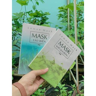(tặng 3 quà) combo mask khổ qua rừng và tảo biển handmade