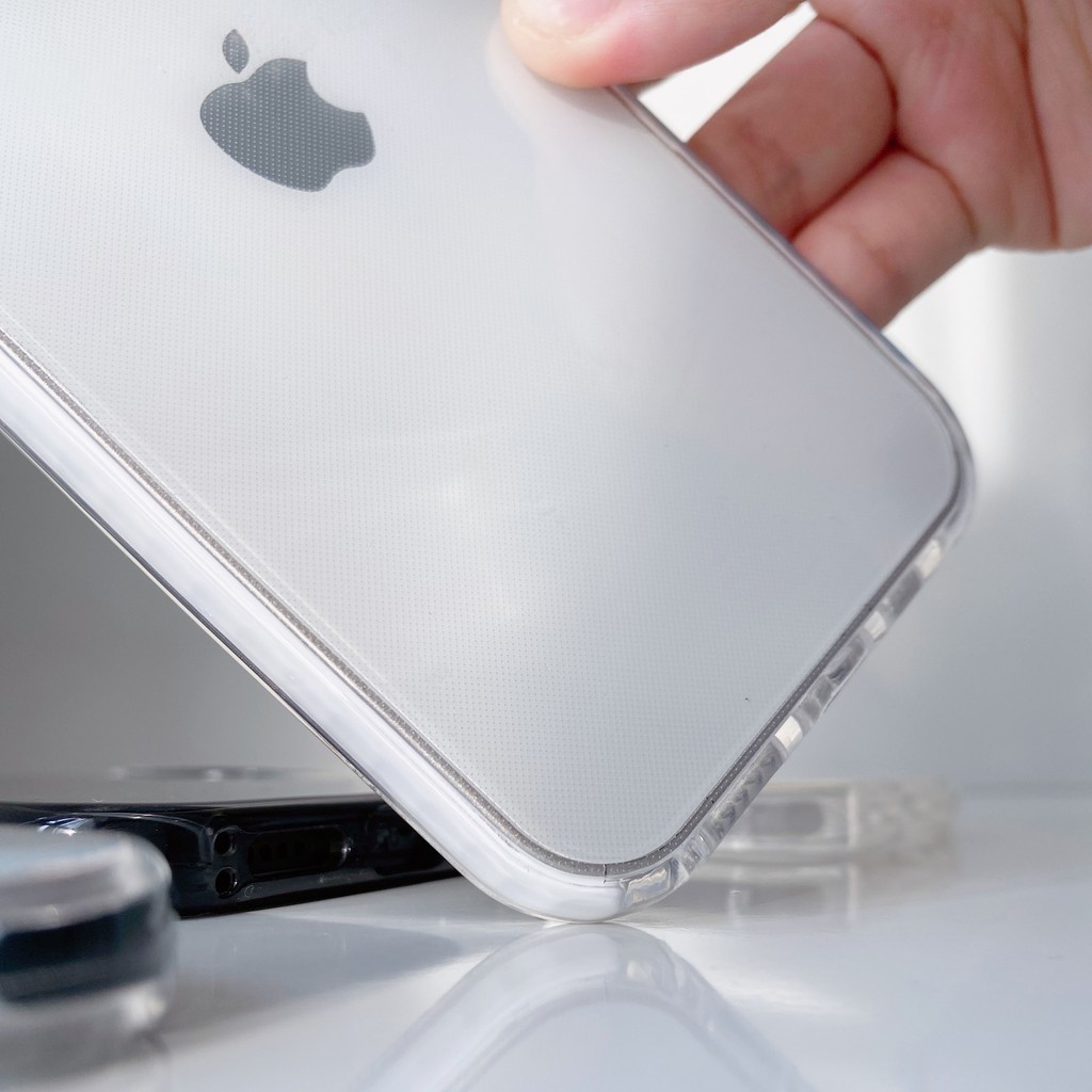 Ốp lưng iPhone trong suốt viền Weekase độc quyền viền chống sốc 3 màu