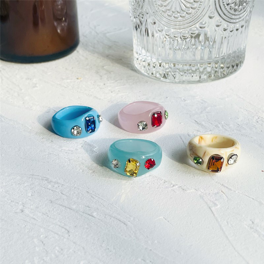 Nhẫn Đeo Tay Nhựa Trong Suốt Độc Đáo Thời Trang Cho Nữ