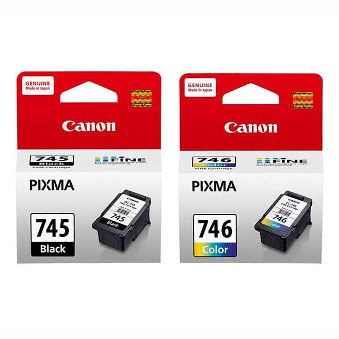 Combo mực in Canon PG-745 Black và Canon CL-746 Color - HÀNG CHÍNH HÃNG