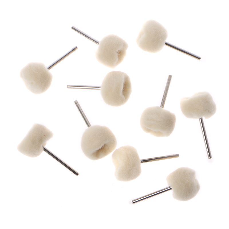 Set 10 Đầu Len Đánh Bóng 1 / 8 &quot;Tiện Dụng