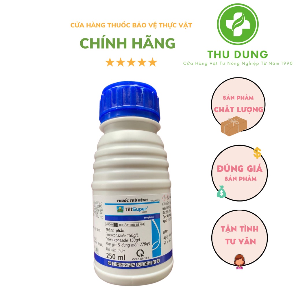 Thuốc trừ bệnh Tilt super 300EC Syngenta 250ML ( HÀNG CHÍNH HÃNG )