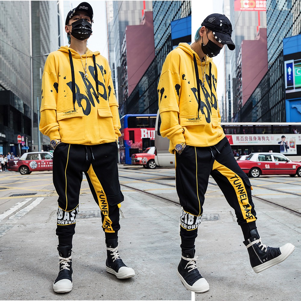 Bộ Đồ Nỉ Nam Áo Hoodies BASE Phối Túi Lớn Kết Hợp Quần Jogger Trẻ Trung ZENKODLMEN SET NAM 9000081C