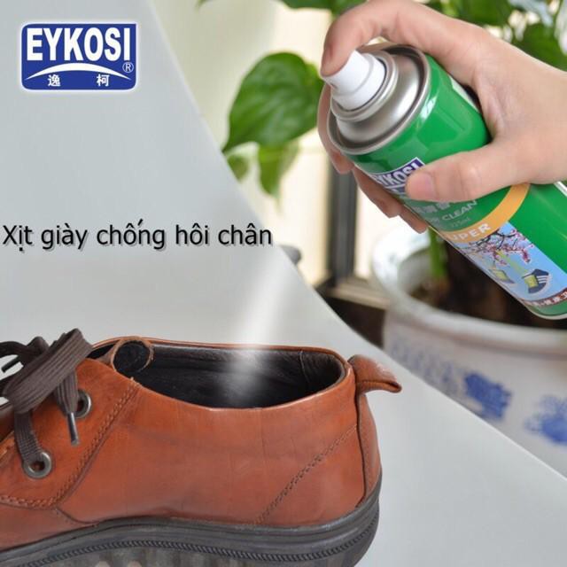 Bình xịt giày EYKOSI  chai xịt khử mùi giày và chống hôi chân hiệu quả