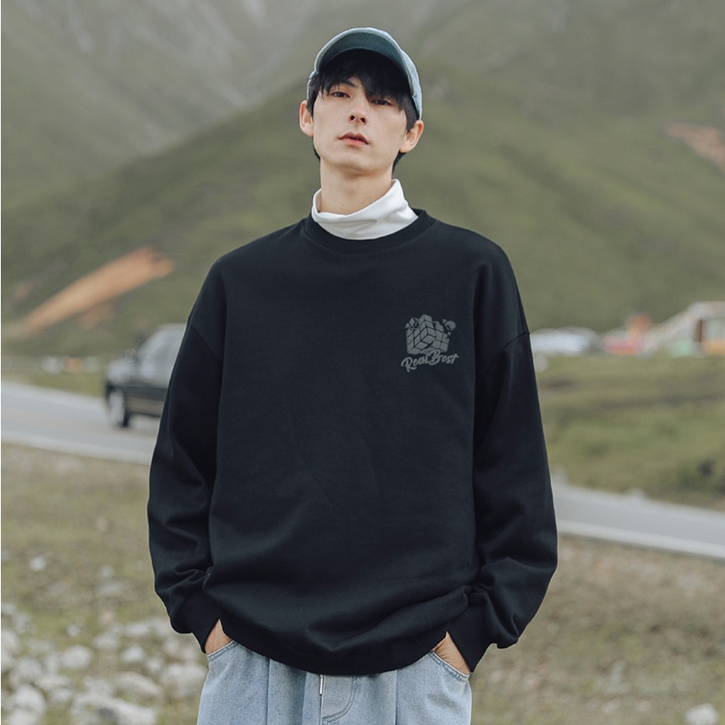 Áo Sweater nam nữ MEANSTORE nỉ oversize Unisex form rộng Ulzzang Hàn Quốc chất mềm mịn - Banters