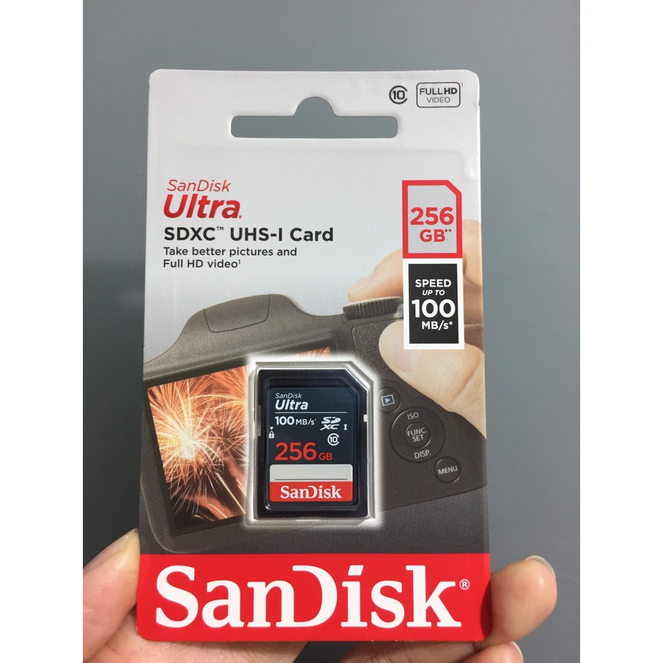 Thẻ nhớ SD SanDisk 256GB