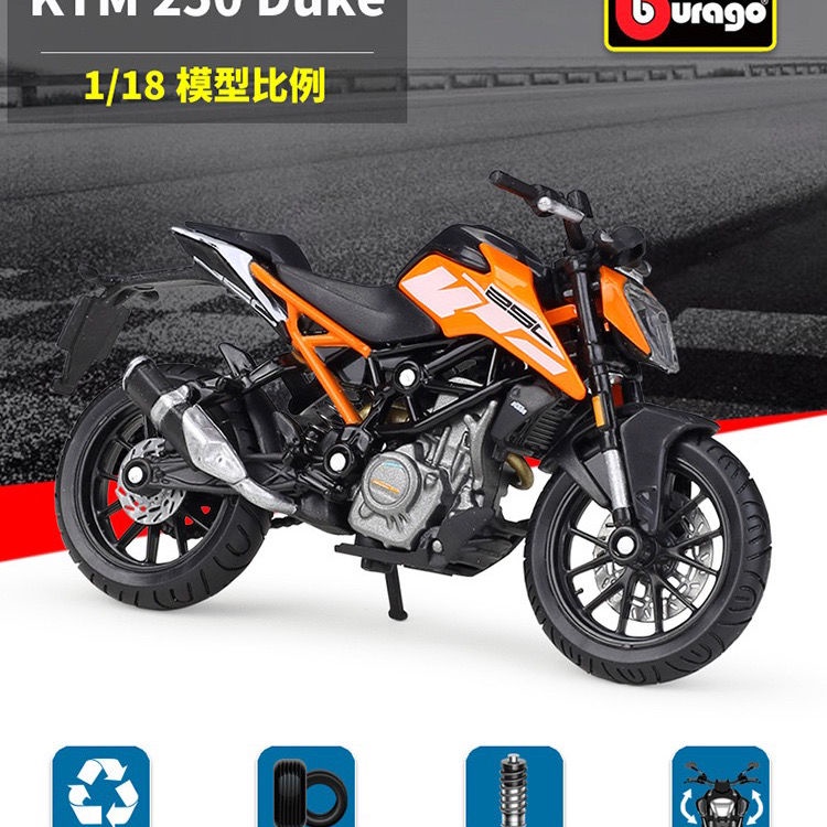 ☑♣Mô Hình Xe Mô Tô Ktm Duke250 390 1 18 Duke 250 390 Bằng Hợp Kim Đẹp Mắt