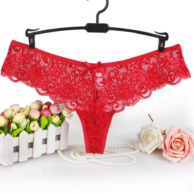 Bộ 5 Quần lót nữ ren nữ eo thấp gợi cảm xuyên thấu  - Đồ lót sexy quyến rũ Nhật Bản cao cấp