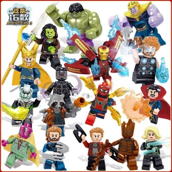 Mô Hình lego Nhân Vật Hoạt Hình Marvel