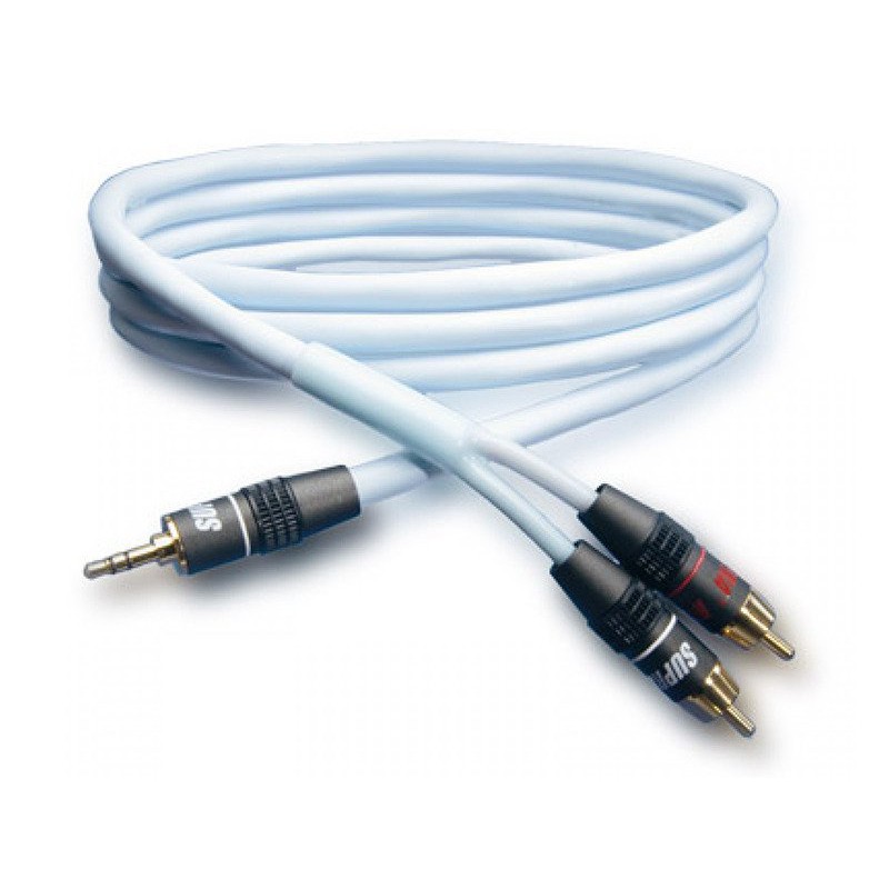 SUPRA MP-CABLE MINI PLUG-2RCA 1M hàng chính hãng new 100%