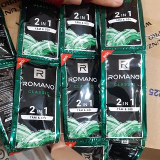 Dây dầu gội Romano (đủ màu dây 14 gói)