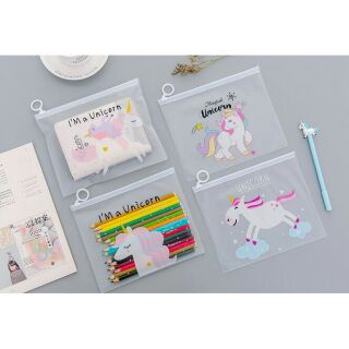 Túi đựng bút hình ngựa 1 sừng Unicorn