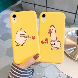 [Ốp đôi] Ốp cặp đôi gà vàng. Có sẵn ip6 - Xs Max. Tổng buôn ôp miền bắc