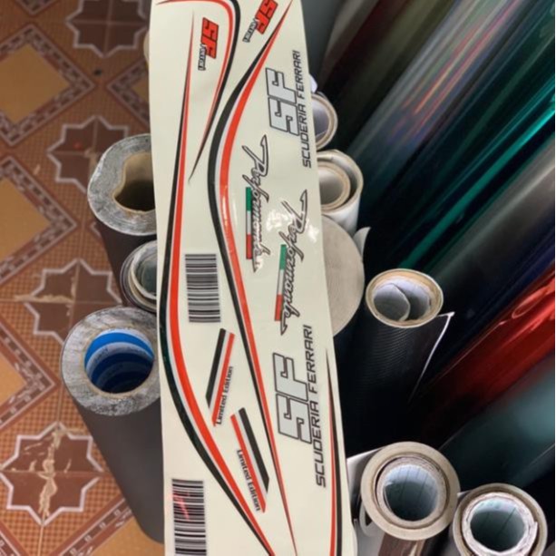 Tem Chỉ Đỏ Phản Quang Cho SH Việt Hàng Chuẩn Mã 098