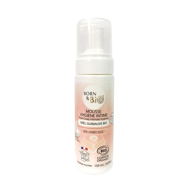 Dung dịch vệ sinh phụ nữ hữu cơ tạo bọt Born to Bio 150ml