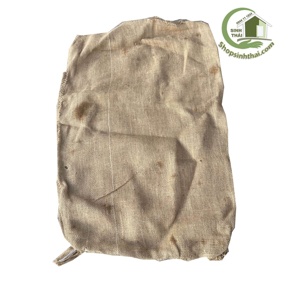 Bao bố cũ thô đã qua sử dụng - bao bố phế - bao bố trải công trình, bọc chậu cây 75cm x 105cm