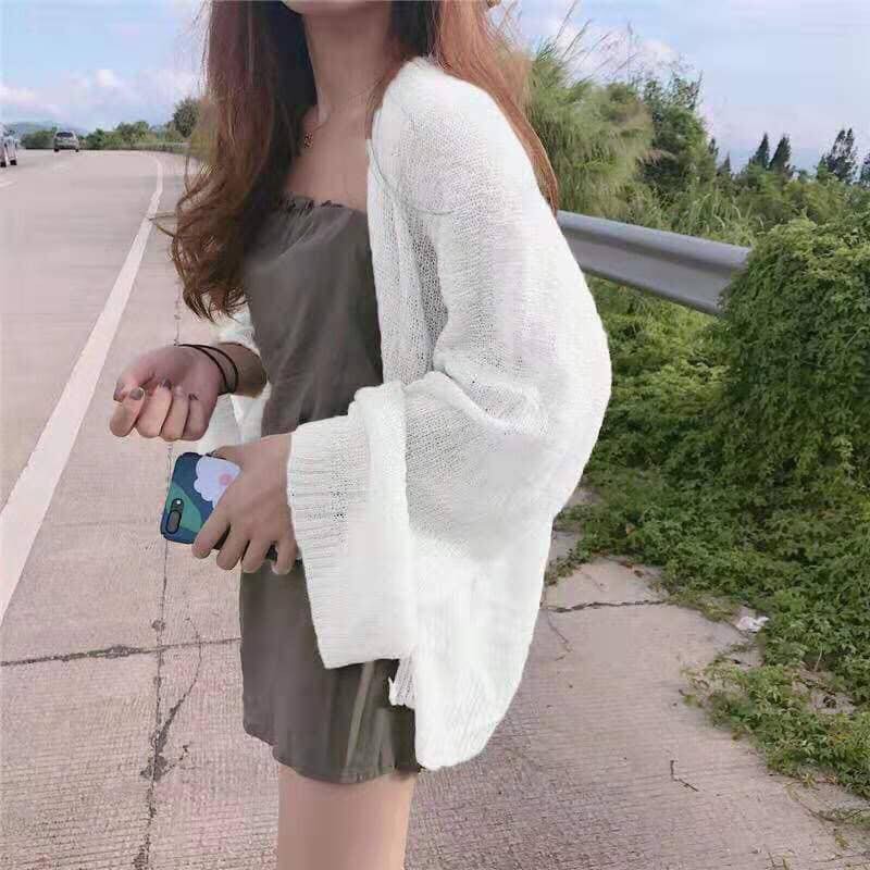 [C257] [SIÊU HOT] Áo khoác len cardigan tay rộng hàng QC (Sỉ từ 5sp bất kỳ) | BigBuy360 - bigbuy360.vn