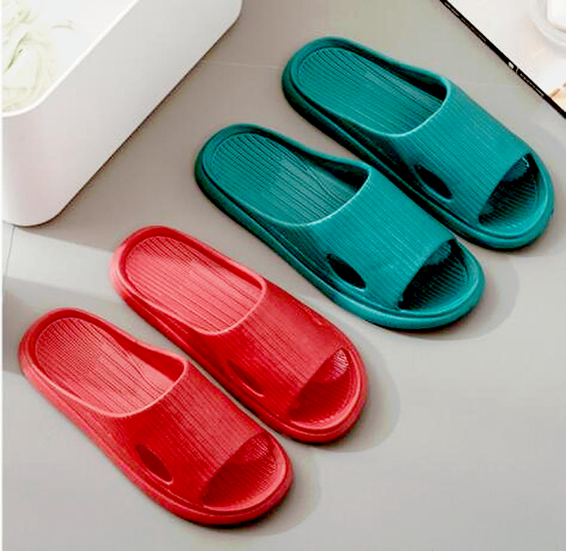 (Ready Stock) Non-slip Home Slippers Summer Sandals Women Indoor Home Bathroom Men's Slipper