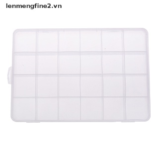 {FCC} 24 Compartments Plastic Box Case Jewelry Bead Storage Container Craft Organizer
 {lenmengfine2}