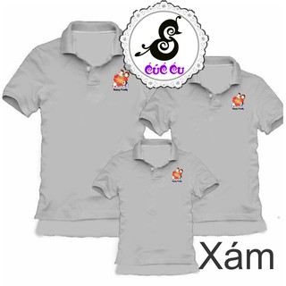 Áo polo gia đình yêu thương