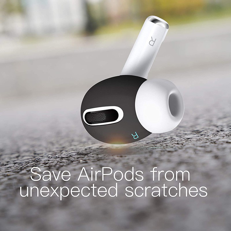 Vỏ bảo vệ silicon chống trượt Chống mất móc tai tương thích với AirPods Pro