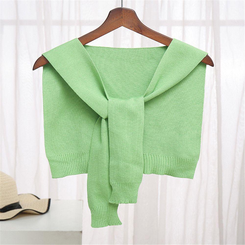 Cổ Áo Giả Dệt Kim Chống Gió Có Mũ Trùm Thời Trang Thu Đông Cho Nữ