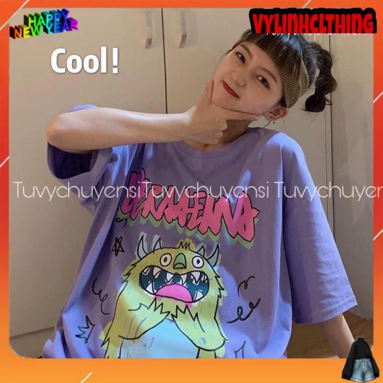 Áo Thun GẤU RĂNG SÚN CUTE Form Rộng Unisex Nam Nữ TEEN Cực HOT