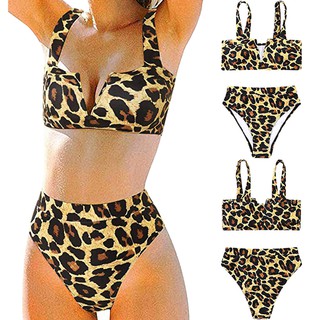 Bộ đồ bơi bikini da beo phong cách