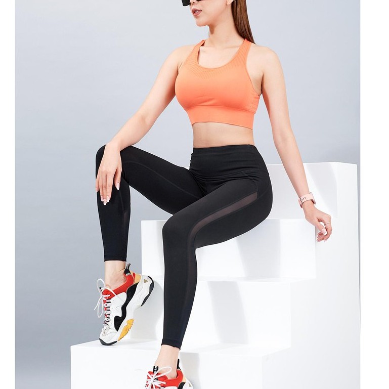 Quần Legging Lưng Cao Tập Gym Yoga Nữ Icado QD-26