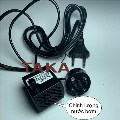 Máy bơm chìm mini 5W 8W 13W 16W 18W 25W - 220V quạt điều hoà hơi nước - bể cá thủy cảnh - Tiểu cảnh - Thác nước