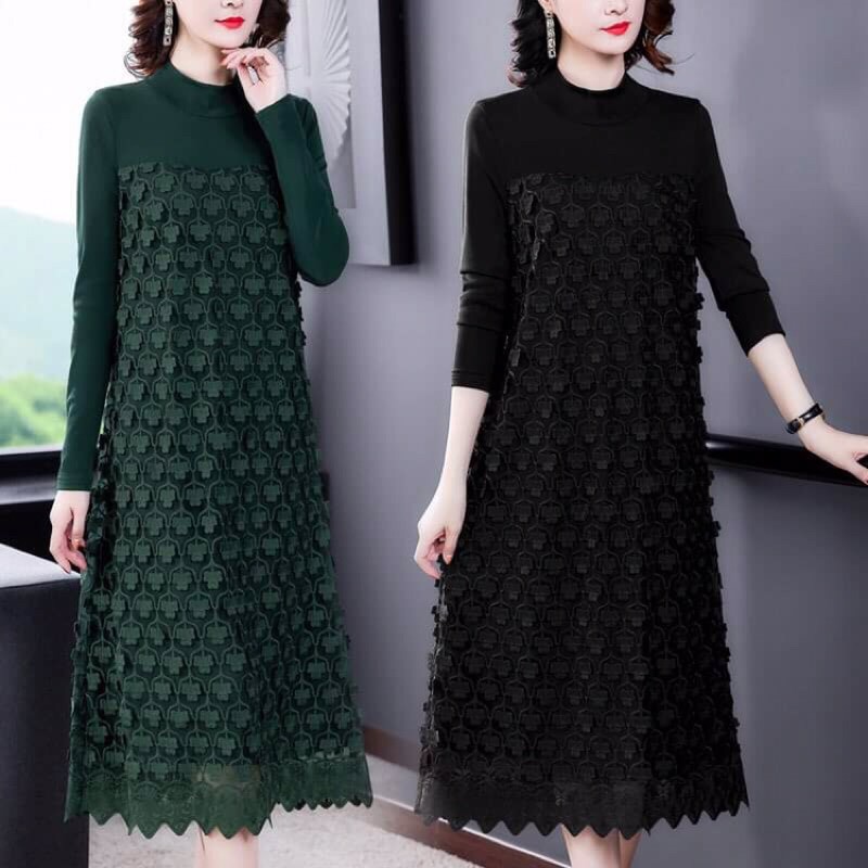 Đầm nữ dáng suông dành cho người béo NP1562