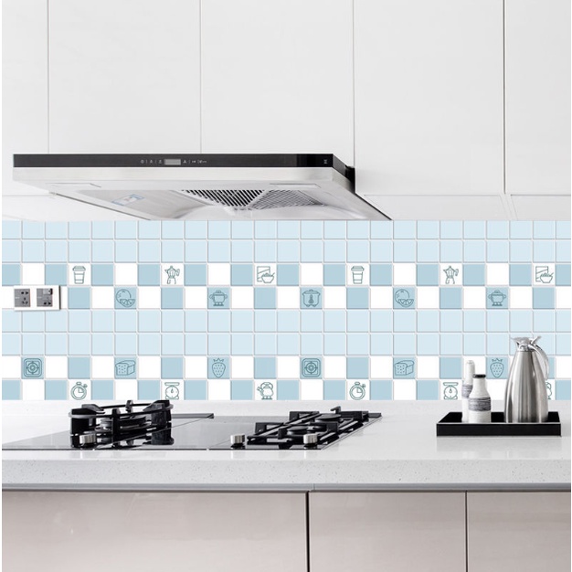 Decal dán bếp tráng nhôm cách nhiệt - Dụng cụ nhà bếp