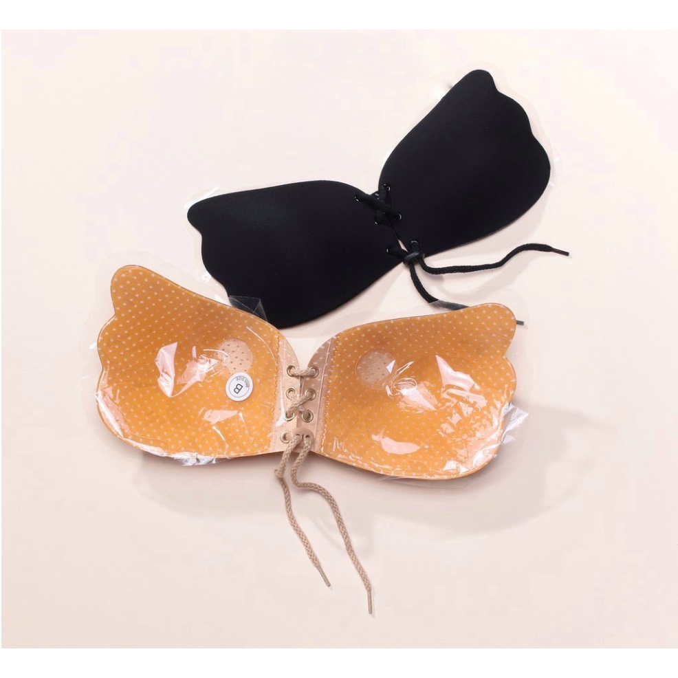 Áo dán ngực Sexy Cánh tiên không dây mặc hở vai lưng Silicon chống tụt AOLOT17