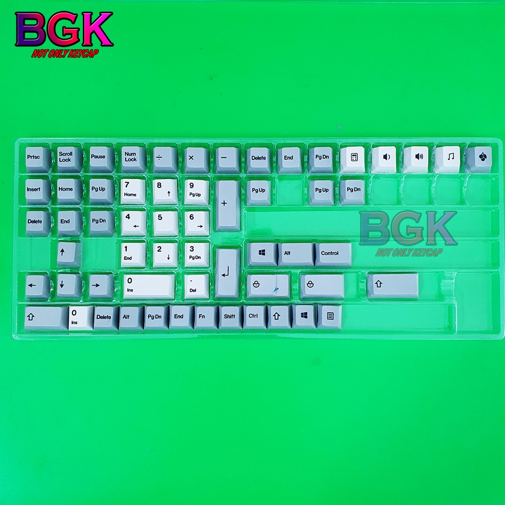 Bộ Keycap CGMK Silent Night Thick PBT Cherry Profile Dye Sub 151 Nút cân được hầu hết các layout dị