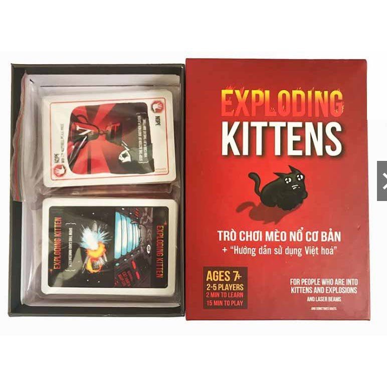 Exploding Kittens - Mèo Nổ việt hóa board game vn chuẩn sịn nhất thị trường hiện nay