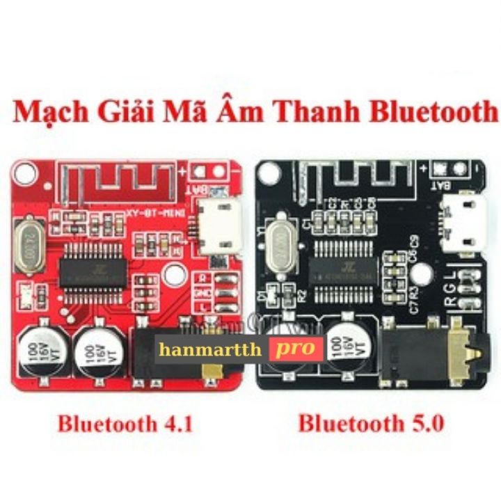 Mạch giải mã âm thanh Bluetooth ⚡ TIN HIỆU SẠCH KHÔNG Ù ⚡Mạch THU giải mã âm thanh Bluetooth 4.1 VÀ 5.0 XY-BT VHM-314