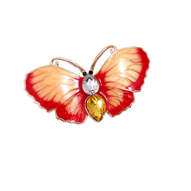 Trâm Cài Áo Hình Bướm Bằng Kim Loại Nhiều Màu Thời Trang Cho Nữ