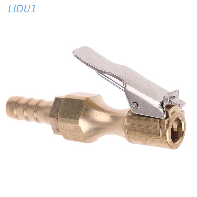 Đầu Nối Bơm Hơi Lốp Xe Bằng Đồng Thau 1/4" Có Đầu Nối 8mm Chuyên Dụng