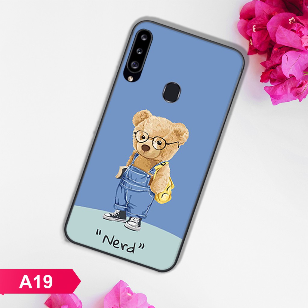 Ốp lưng điện thoại Samsung A10S/A20/A20S/A30 In hình mẫu GẤU BEER SIÊU CUTE