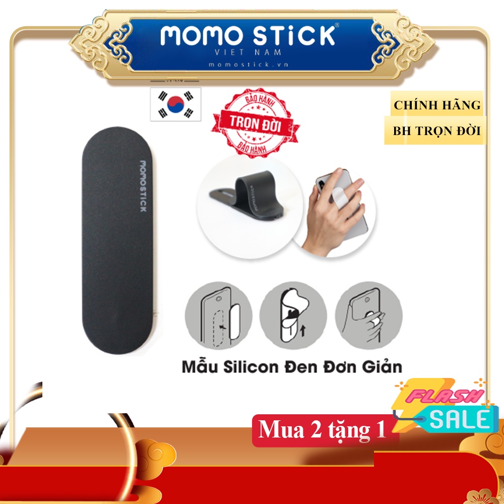 Giá đỡ điện thoại cầm tay, kệ đỡ và chân đế giá đỡ điện thoại để bàn momostick selfie _In tại Nanostick