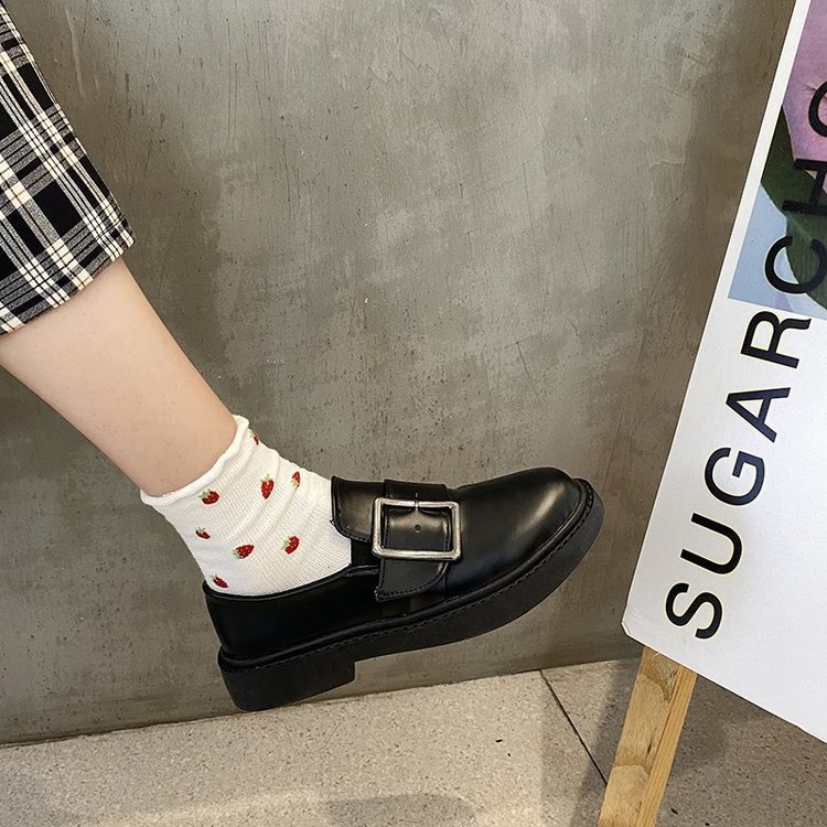 Giày đế bằng mũi tròn phong cách thanh lịch hợp thời trang cho nữ | BigBuy360 - bigbuy360.vn