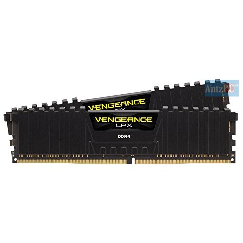 RAM Máy tính Desktop CORSAIR VENGEANCE® LPX 32GB (2 x 16GB) DDR4 3000MHz C16 ĐEN-CMK32GX4M2C3000C16 - Hàng Nhập Khẩu US