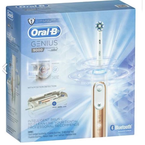 Bàn chải điện Oral-B Genius 9000. Thiết bị chăm sóc răng miệng cao cấp, thông minh. Hàng chính hãng