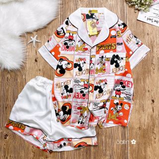 Đồ mặc nhà - Satin lụa - quần ngắn