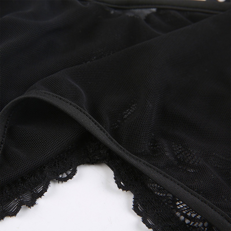 Áo Croptop Hai Dây Cổ Chữ V Viền Ren Quyến Rũ Cho Nữ
