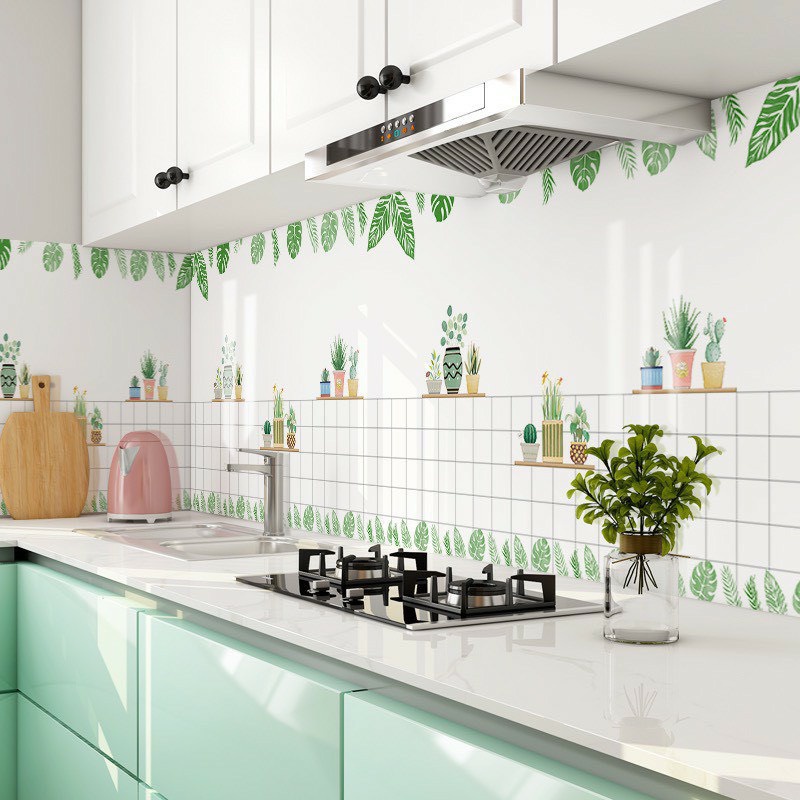 Giấy dán bếp tráng nhôm chịu nhiệt chống dầu mỡ khổ rộng 60cm dài 3m Dexi | BigBuy360 - bigbuy360.vn