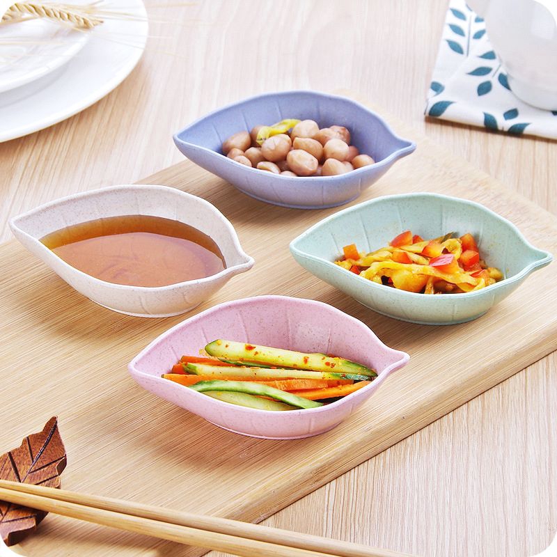 Chén đựng gia vị chấm hình lá