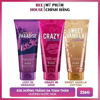 Combo Xịt Thơm Toàn Thân và Sữa Dưỡng Thể Hương Nước Hoa Malissa Kiss